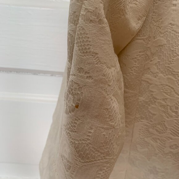 White Lacy Zara Peacoat - Picture 6 of 6